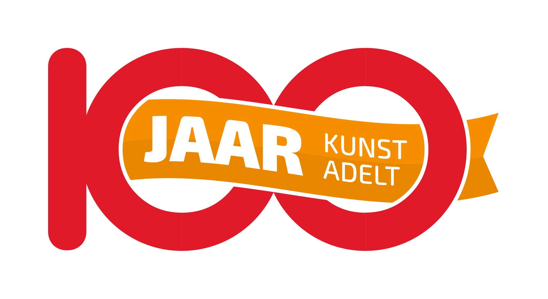 Logo Kunst Adelt 100 jaar